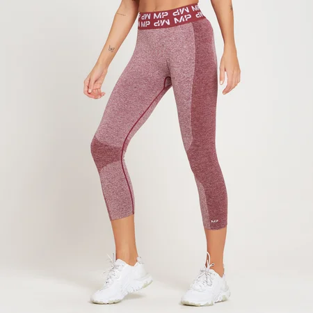 MP Curve 3/4-Leggings für Damen - Schwarzkirsche