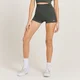 MP Curve Booty-Shorts mit hohem Bund für Damen - Schwarz-grau meliert
