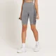 MP Curve Radlerhose mit hohem Bund für Damen - Grau meliert