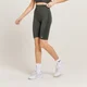 MP Curve Radlerhose mit hohem Bund für Damen - Schwarz-grau meliert