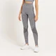 MP Curve Leggings mit hoher Taille für Damen - Grau meliert