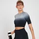 MP Damen Velocity Ultra nahtloses Crop-Top — Schwarz