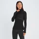 MP Velocity Ultra Oberteil mit ¼-Reißverschluss für Damen - Schwarz