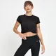 MP Women's Composure Twist Front Crop T-Shirt — Schwarz