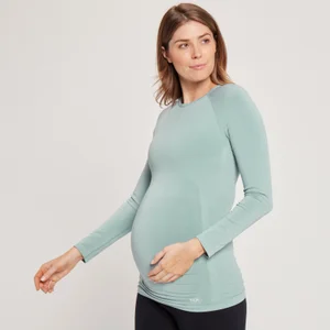 MP Women's Maternity Seamless Long Sleeve T-Shirt — Eisblau - Size XS