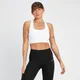 MP Women's Shape Seamless Cross Strap Sports Bra - White