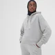 MP Damen Composure Kapuzenpulli – Hellgrau