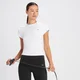 MP Damen Tempo Basics Kurzarm-T-Shirt – Weiß