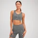 MP Damen Tempo Animal Sport-BH – Schiefergrau