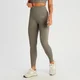 MP Damen Tempo Rib Nahtlose Leggings – Dunkles Graubraun
