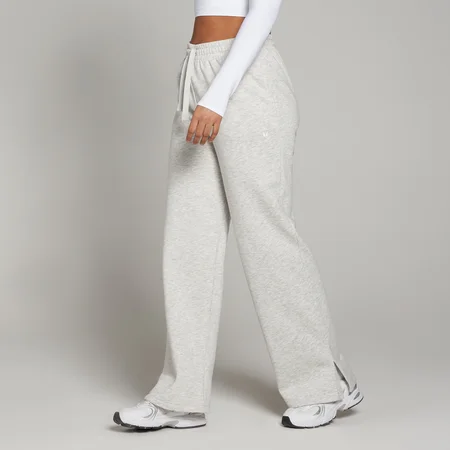 MP Damen Basics Jogginghose mit geradem Bein – Hellgrau