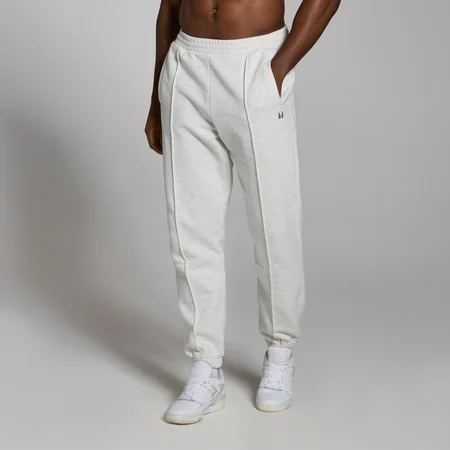 MP Herren Lifestyle robuste Oversized Jogginghose – Hellgrau meliert