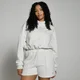 MP Damen Lifestyle robuster Cropped Kapuzenpullover – Hellgrau