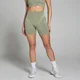 MP Damen Tempo Ultra Geometric Nahtlose Booty Shorts – Graubraun