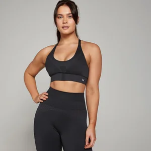 MP Damen Studio Nahtloser BH – Schwarz - Size XS