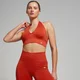 MP Damen Tempo Nahtloser Neckholder-BH – Kupfer