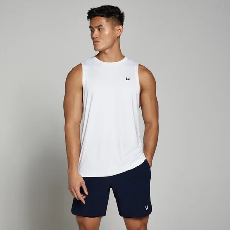 MP Herren Trainings-Tanktop – Weiß