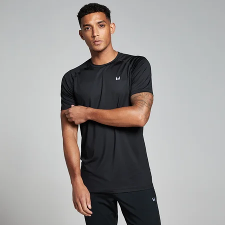 MP Herren Training Kurzarm-T-Shirt – Schwarz
