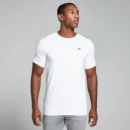 MP Herren Training Kurzarm-T-Shirt – Weiß