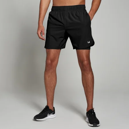 MP Herren 2-in-1-Trainingsshorts — Schwarz