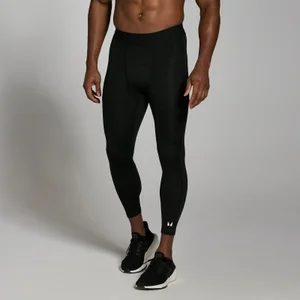 MP Herren Training 3/4-Baselayer-Leggings – Schwarz - Size S