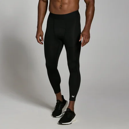 MP Herren Training 3/4-Baselayer-Leggings – Schwarz