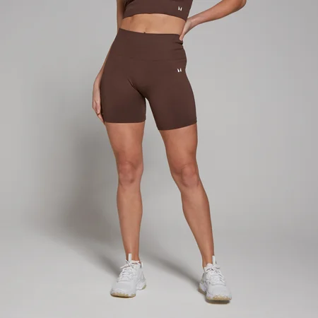 MP Damen Shape Nahtlose Radlerhose — Walnuss