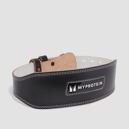Myprotein Gewichthebergürtel aus Leder – Schwarz