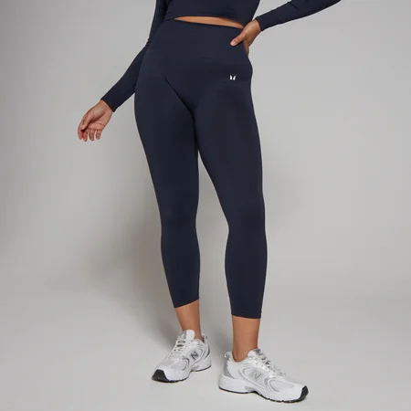 MP Damen Shape Nahtlose 7/8-Leggings — Navy
