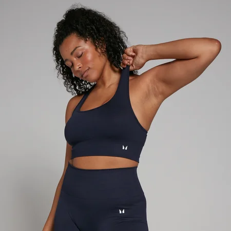 MP Damen Shape Nahtloser Sport-BH — Navy