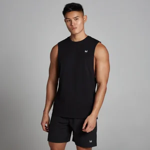 MP Herren Rest Day Tanktop mit tiefem Armausschnitt – Schwarz - Size XXS