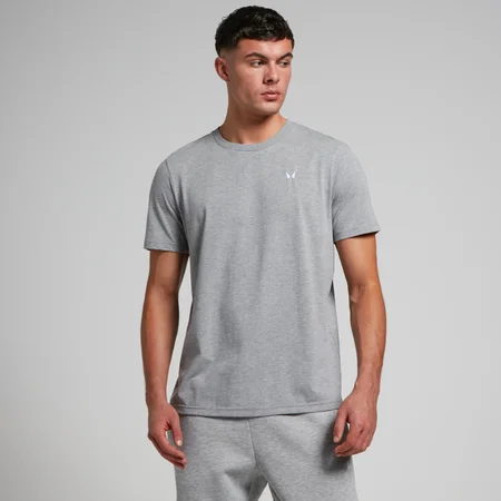 MP Herren Rest Day Kurzarm-T-Shirt – Hellgrau