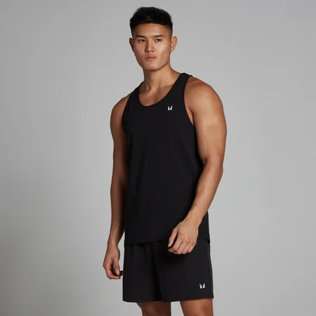 MP Herren Rest Day Stringer-Top – Schwarz