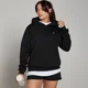 MP Damen Basics Kapuzenpulli in klassischer Passform – Schwarz