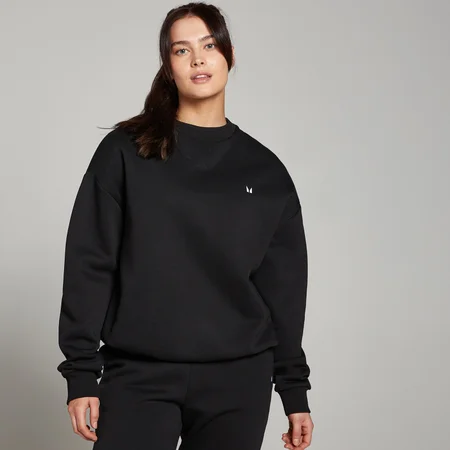 MP Damen Basics Oversize-Sweatshirt – Schwarz