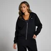MP Damen Basics Kapuzenpulli mit durchgehendem Reißverschluss — Schwarz