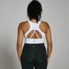 MP Damen Power Longline Sport-BH — Weiß