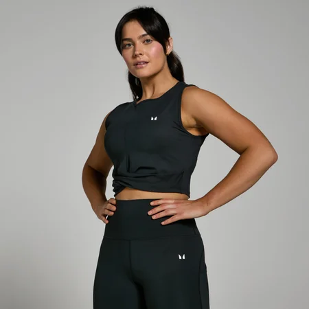 MP Damen Power Crop Vest – Schwarz