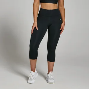 MP Damen Power 3/4-Leggings – Schwarz - Size S