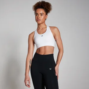 MP Training Racerback Sport-BH für Damen – Weiß - Size XXS