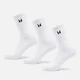 MP Crew-Socken Unisex (3er Pack) — Weiß