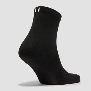 MP Training Cushioned Trainer Socks - Black - Size UK 2-5
