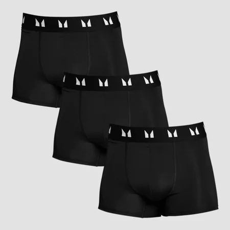 MP Herren technische Boxershorts (3er-Pack) – Schwarz