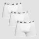 MP Herren Boxer - Weiß (3er-Pack)
