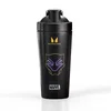 Myprotein Black Panther-Shaker aus recyceltem Metall – Schwarz