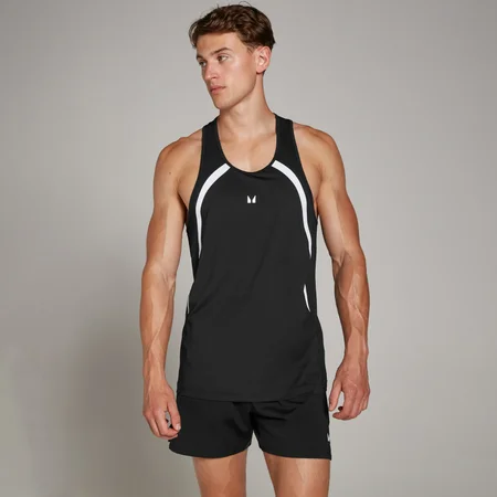 MP Herren Tempo Stringer-Top – Schwarz