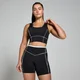 MP Damen Tempo Contrast Texture Sport-BH – Schwarz