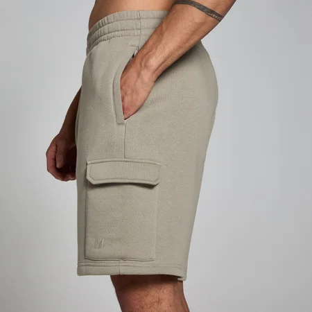 MP Herren Cargo-Sweatshorts – Tonerde