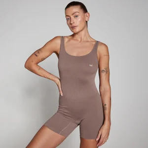 MP Damen Tempo Rib Nahtloses Trikot – Haselnuss - Size L