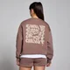 MP Damen Tempo Oversized Chill-Out-Sweatshirt mit Grafik – Haselnuss